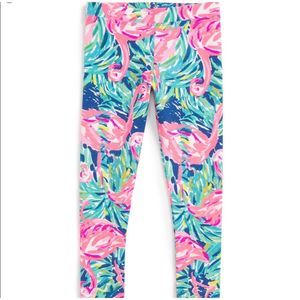Lilly Pulitzer Maia leggings flamenco beach Size 8-10 NWT
